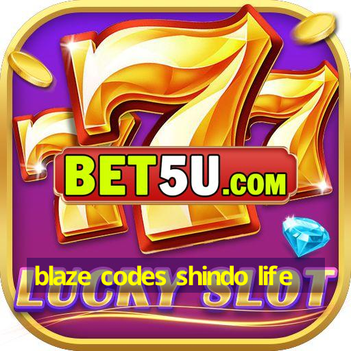 blaze codes shindo life