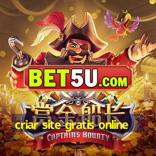 criar site gratis online