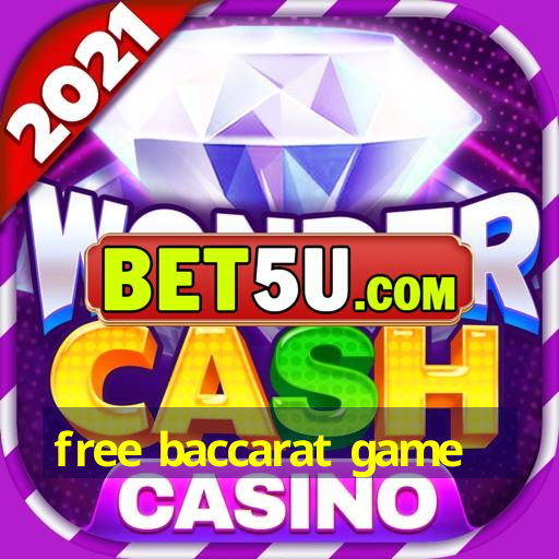 free baccarat game