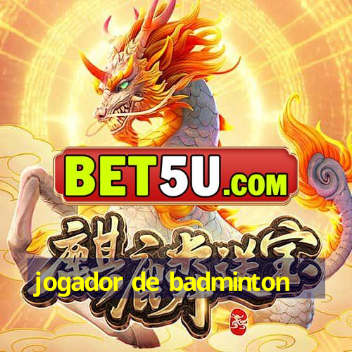 jogador de badminton