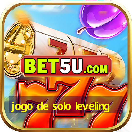 jogo de solo leveling