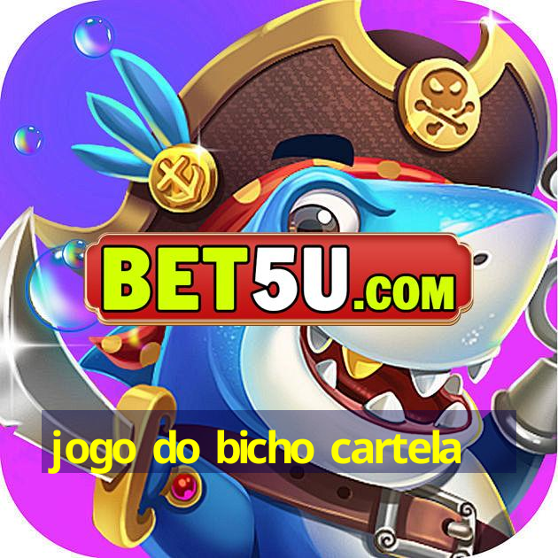 jogo do bicho cartela