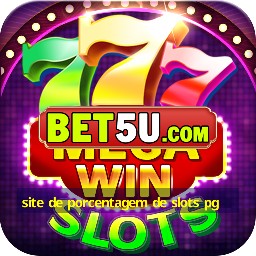 site de porcentagem de slots pg