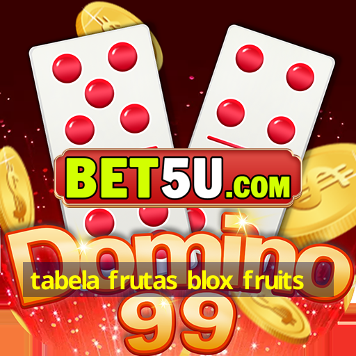 tabela frutas blox fruits